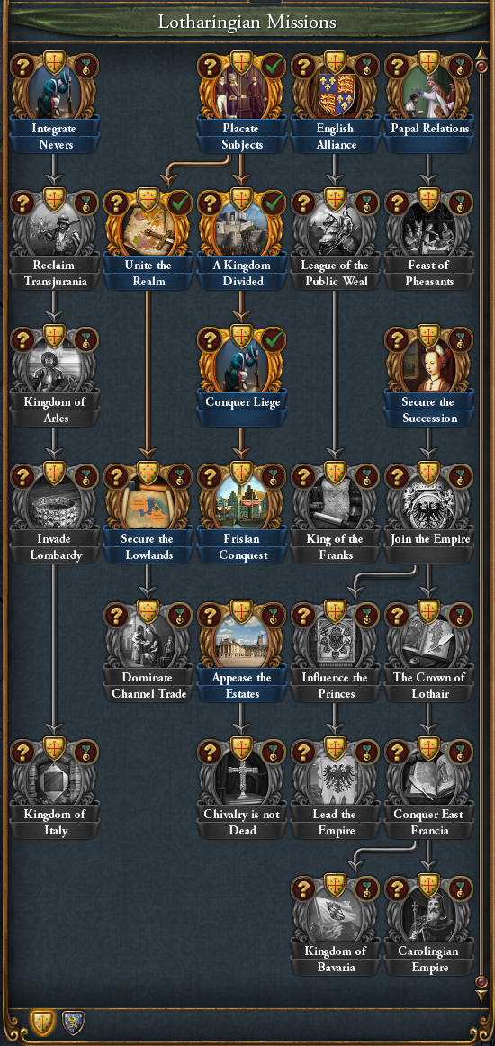 Burgundy mission tree